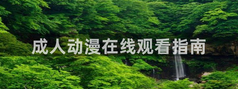 age动漫网官网入口：成人动漫在线观看指南