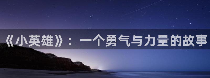 age动漫专注动漫的门户网站：《小英雄》：一个勇气与力量的故事